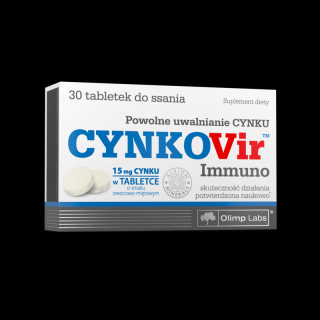 OLIMP Cynkovir Immuno 30 tabletek do ssania
