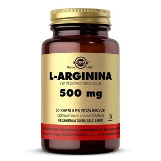 SOLGAR L-Arginina 500 mg 50 caps.