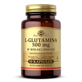 SOLGAR L-Glutamina 500 mg 50 caps.