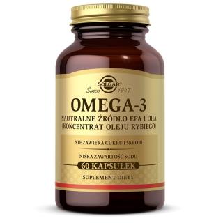 SOLGAR Omega 3 EPA DHA 60 caps.