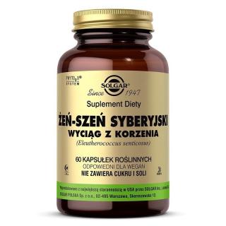 SOLGAR Żeń-Szeń Syberyjski Wyciąg 60 caps.