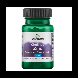 SWANSON Albion Chelated Zinc 30 mg 90 caps.