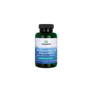 SWANSON Astaxantin  Zeaxanthin 60 softgels