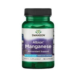 SWANSON Chelat Manganu 10 mg 180 caps.