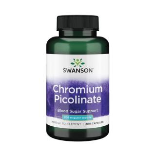 SWANSON Chromium Picolinate 200 mcg 200 caps.