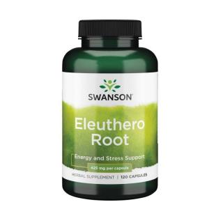 SWANSON Eleuthero Root (żeń-szeń syberyjski) 120 caps.
