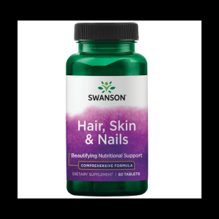 SWANSON Hair, Skin  Nails 60 tabs.