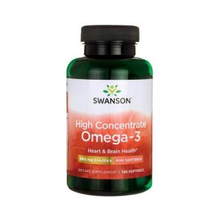 SWANSON High Concentrate Omega-3 120 softgels