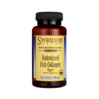 SWANSON Hydrolizowany kolagen z ryb typu I 400 mg 60 caps.
