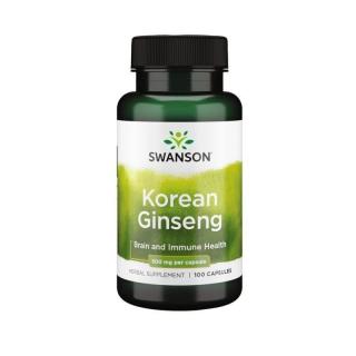 SWANSON Korean Ginseng (Żeń-szeń) 100 caps.