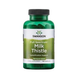 SWANSON Milk Thistle 500 mg 100 caps.