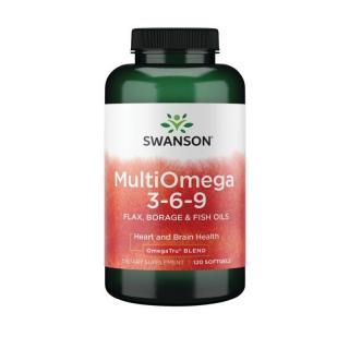 SWANSON Multi Omega 3-6-9 120 caps.