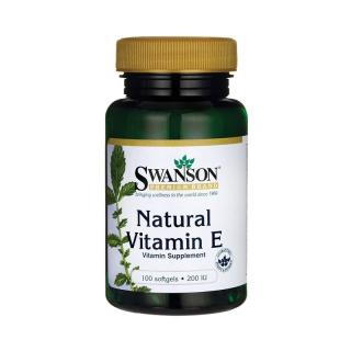 SWANSON Witamina E 200IU Natural 100 caps.