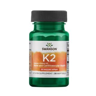 SWANSON Witamina K-2 50 mcg 30 softgels