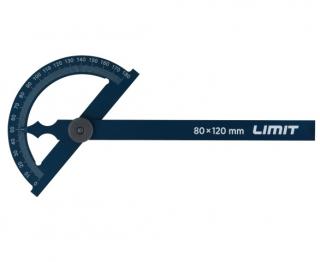 Kątomierz tarczowy aluminiowy 180 PRD 80x120mm Limit