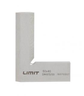 Kątownik ślusarski krawędziowy precyzyjny DIN 875/00 75x50mm Limit
