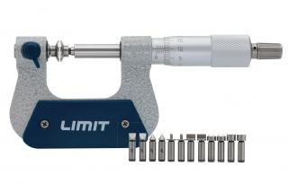 Mikrometr z wymiennymi końcówkami 0-25mm MME Limit