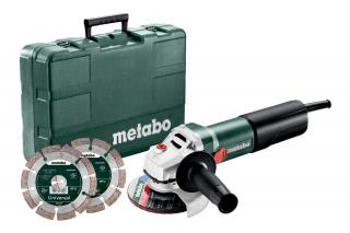 Szlifierka kątowa 125mm M14 WEQ 1400-125 + 2 tarcze diamentowe Metabo