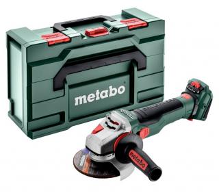 Szlifierka kątowa 18V 125mm z regulacją prędkości [WVB 18 LTX BL 15-125 QUICK] + metaBOX Metabo (body)