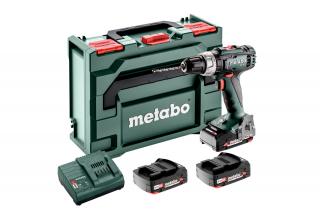 Wiertarko-wkrętarka udarowa 18V 2x4,0Ah SB 18 LT BL Metabo