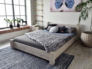 Drewniane łóżko Country New 27 - 180 cm