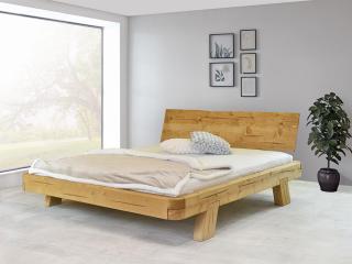 Łóżko drewniane świerkowe Natural 2 180x200-WYPRZEDAŻ