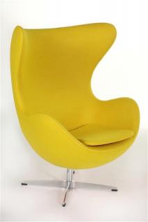 Fotel inspirowany projektem Egg Chair kaszmir