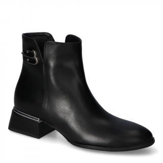 Botki Arka BI7872/0308+1290 Czarne lico