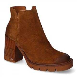 Botki Chebello 3039-106 Rude zamsz