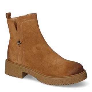 Botki Chebello 4209-106 Rude zamsz
