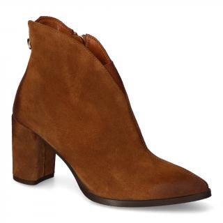 Botki Chebello 4237-106 Rude zamsz