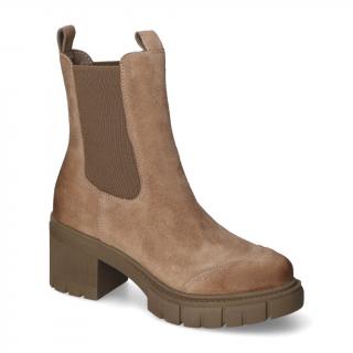 Botki Chebello 4301-119 Taupe zamsz