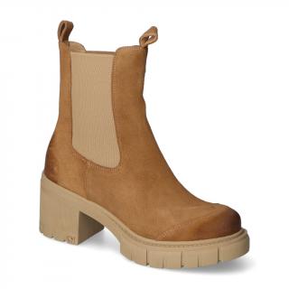 Botki Chebello 4301-473 Camel zamsz