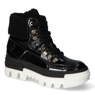 Botki Chebello CHE-28 Czarne lakier
