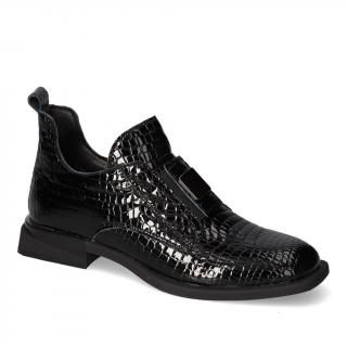 Botki Filippo DBT6493/24BK Czarne lakier