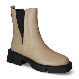 Botki Karino 4788/022-F Ciemny beż lico