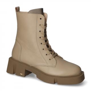 Botki Karino 4799/008-F Ciemny beż lico