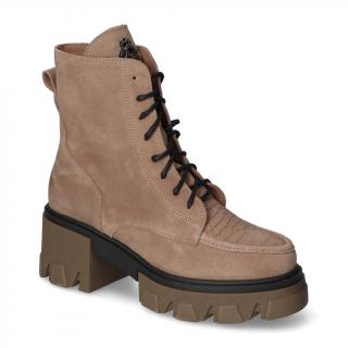 Botki Lemar 60377 W.Taupe+ Bolzano zamsz