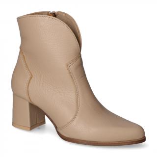 Botki Lewski 3166/G/404 Latte Groch