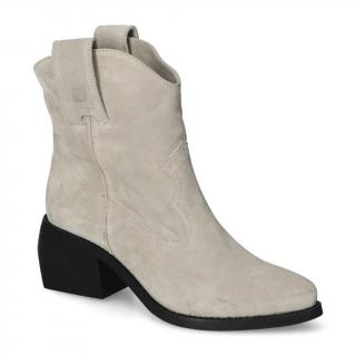 Botki Nessi 21122 Szary W zamsz