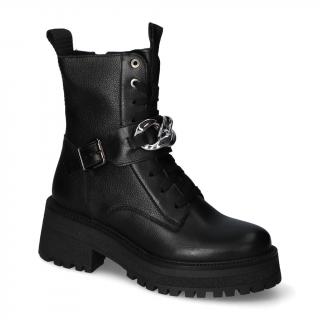 Botki Nessi 21135 Czarny groszek