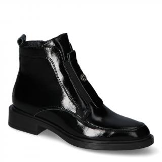 Botki Nessi 24647 Czarny 711 lakier