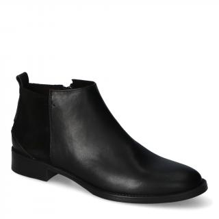 Botki Nessi 24655 Czarny+czarny lico