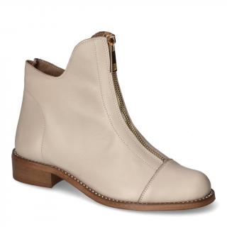 Botki Nicole 2840/008 Beżowe lico