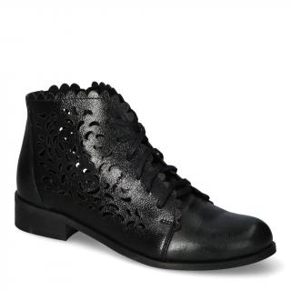 Botki Nicole 2871/037/CZ Czarne lico