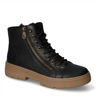 Botki Rieker N0031-00 Czarne