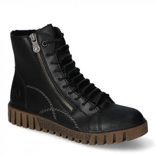 Botki Rieker Y3410-00 Czarne lico