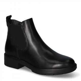 Botki Tamaris 1-25009-43/001 Czarne lico