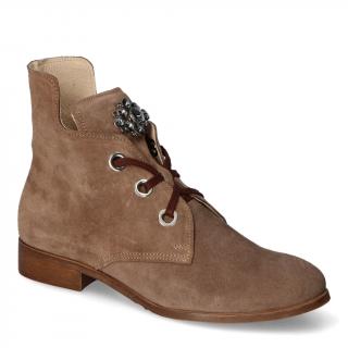 Botki Veronna 1171 Cappucino zamsz