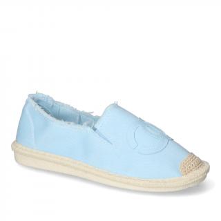 Espadryle damskie NB273 Jasne niebieskie